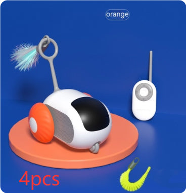 interactive cat chase car