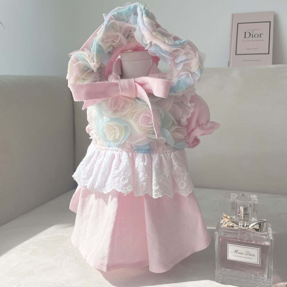 embroidered princess dress for pets