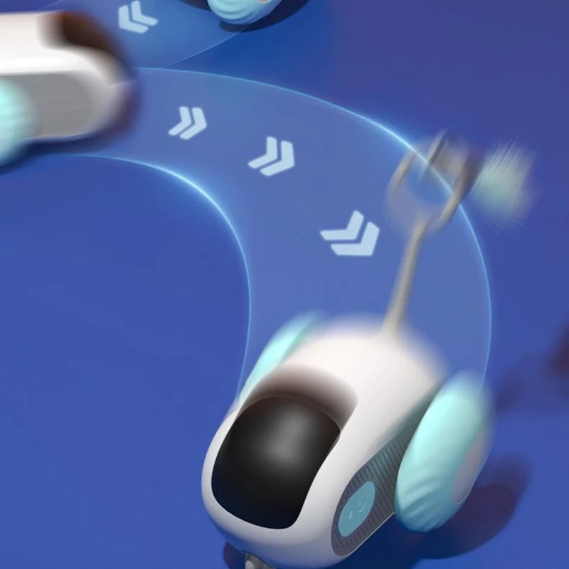 interactive cat chase car