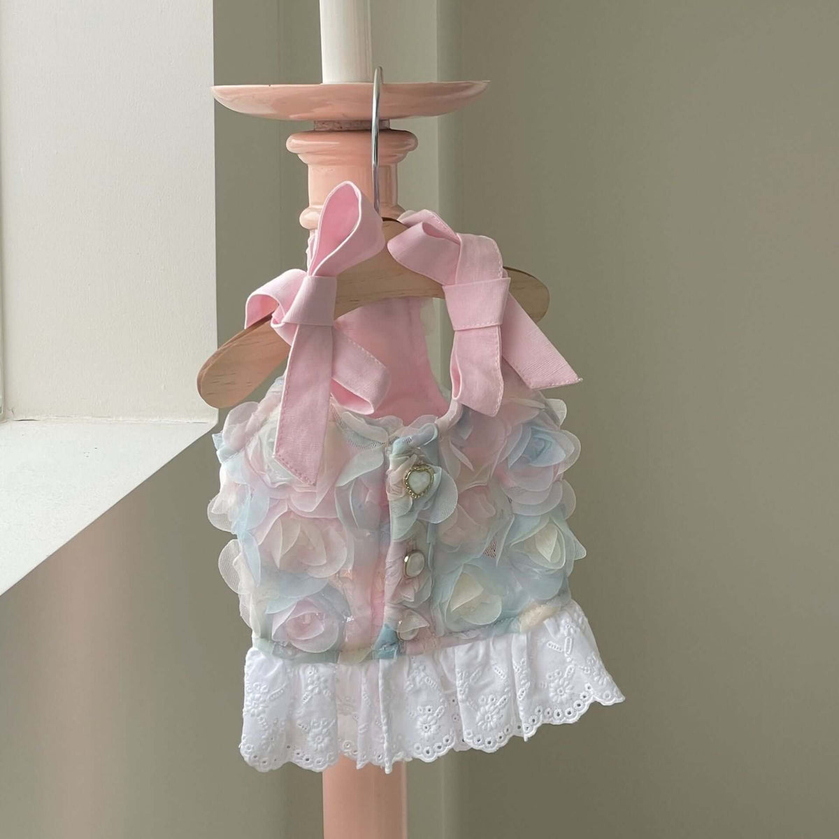 embroidered princess dress for pets