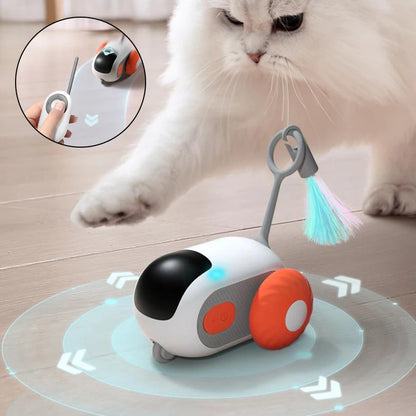 interactive cat chase car
