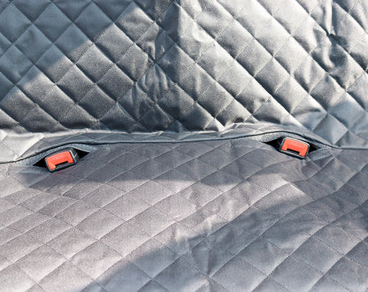 dog car seat cover with mesh window