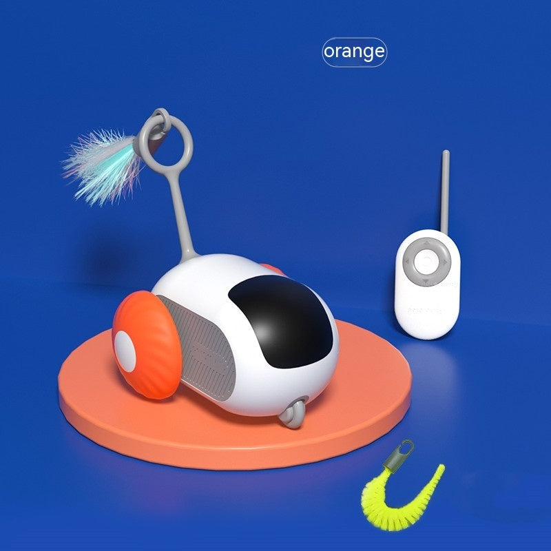 interactive cat chase car