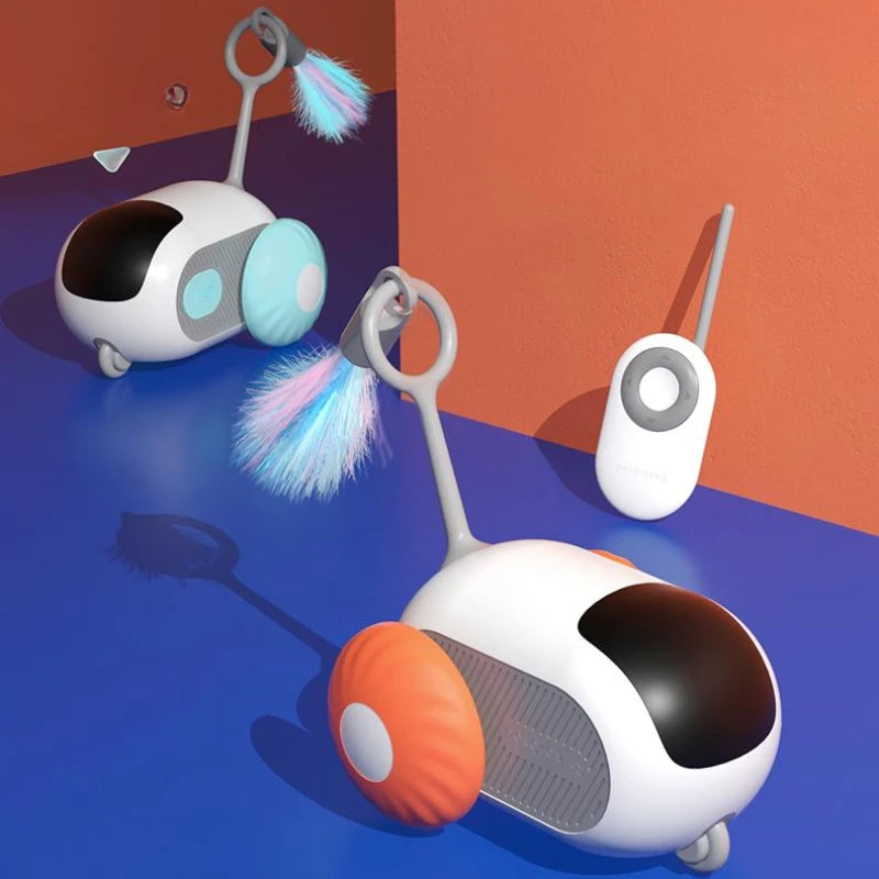 interactive cat chase car