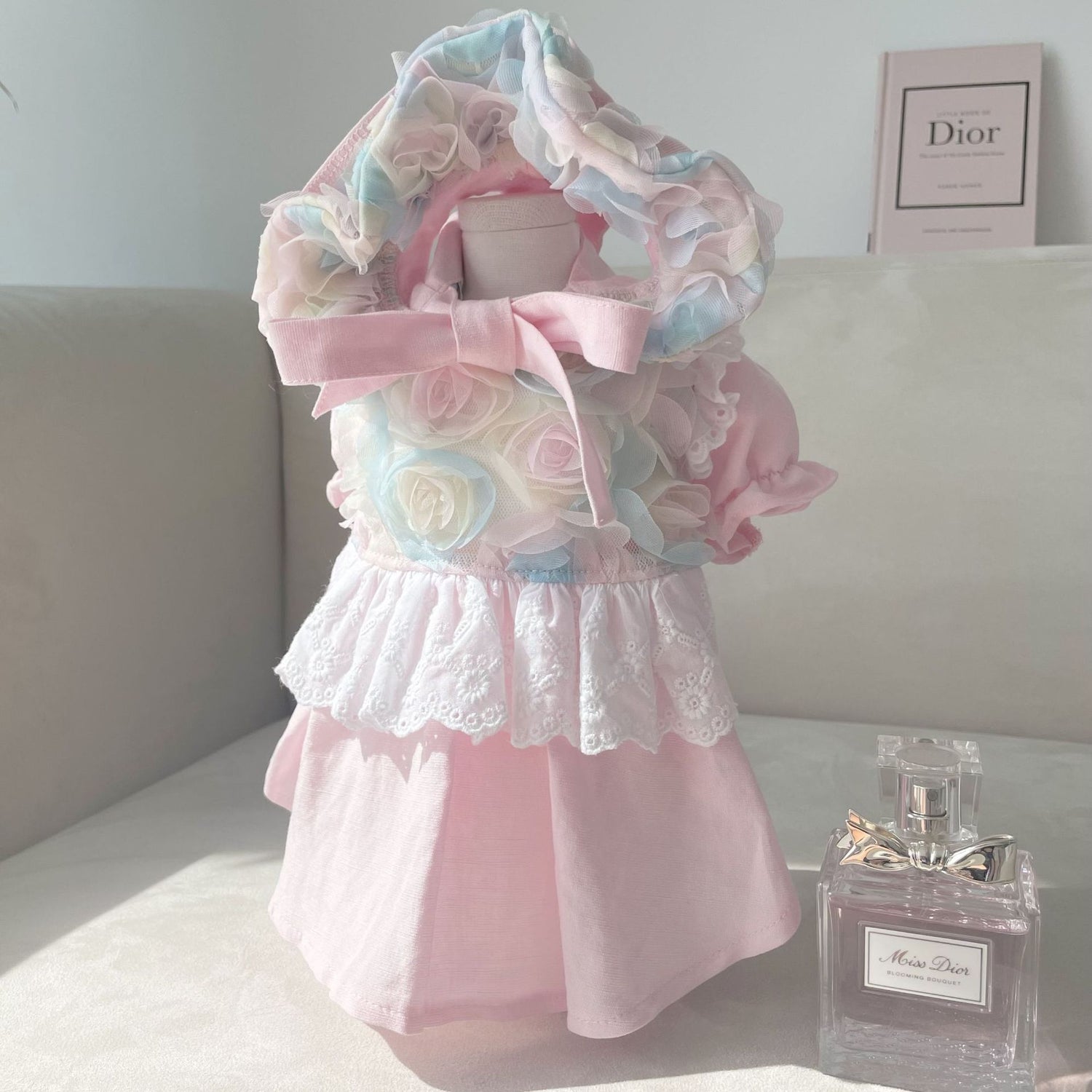 embroidered princess dress for pets