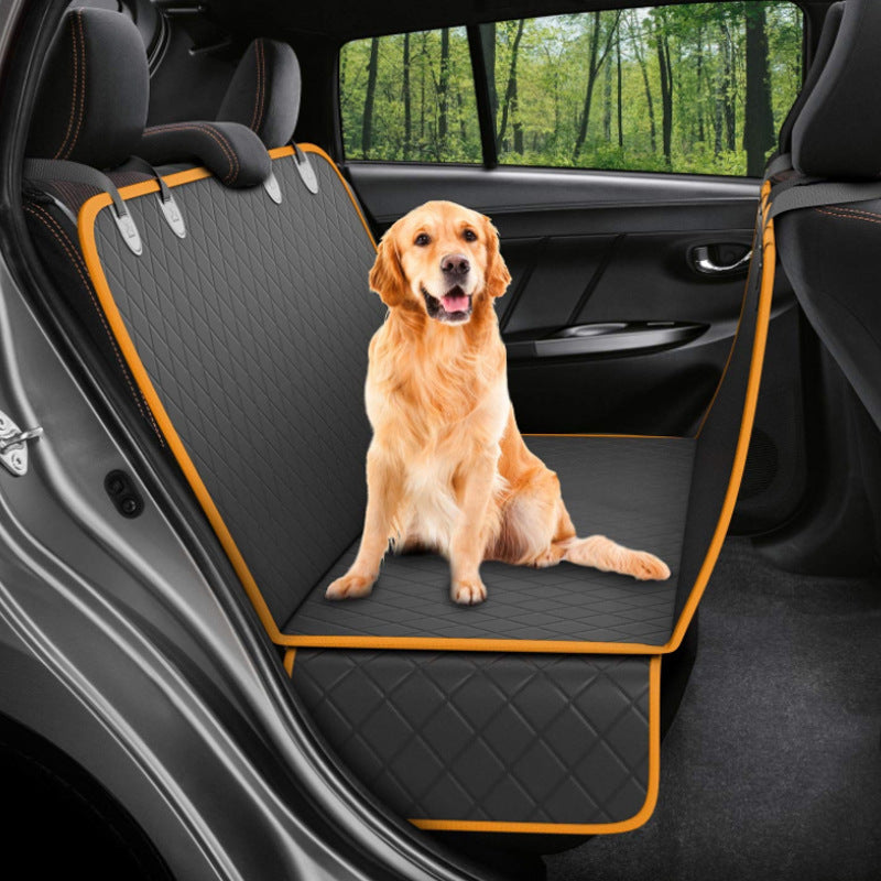 dog car seat cover with mesh window