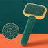 self-cleaning pet grooming brush