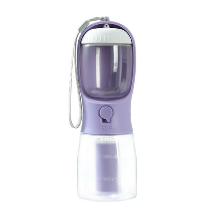 3-in-1 Portable Pet Water Bottle &amp; Food Container