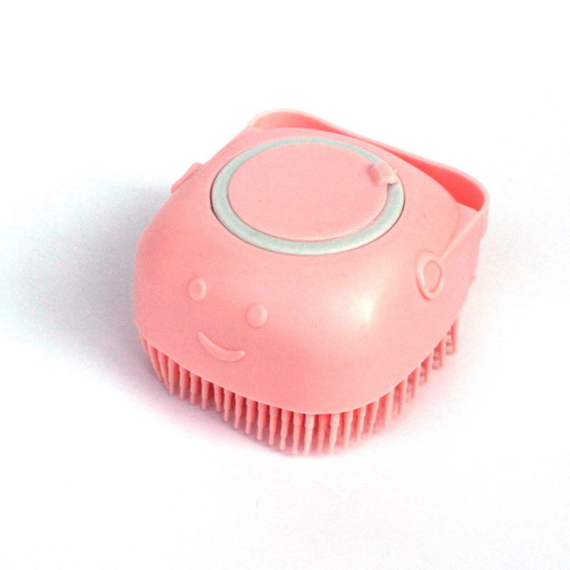 Silicone Pet Bath &amp; Massage Grooming Brush