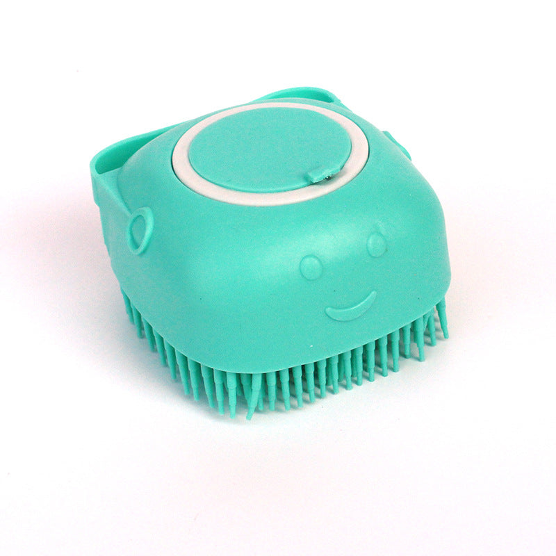 Silicone Pet Bath &amp; Massage Grooming Brush