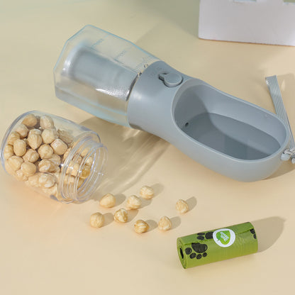3-in-1 Portable Pet Water Bottle &amp; Food Container