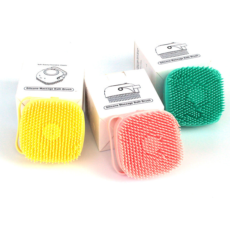 Silicone Pet Bath &amp; Massage Grooming Brush