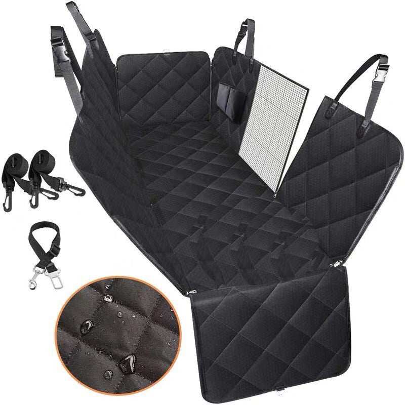 dog car seat cover with mesh window