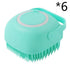 Silicone Pet Bath & Massage Grooming Brush